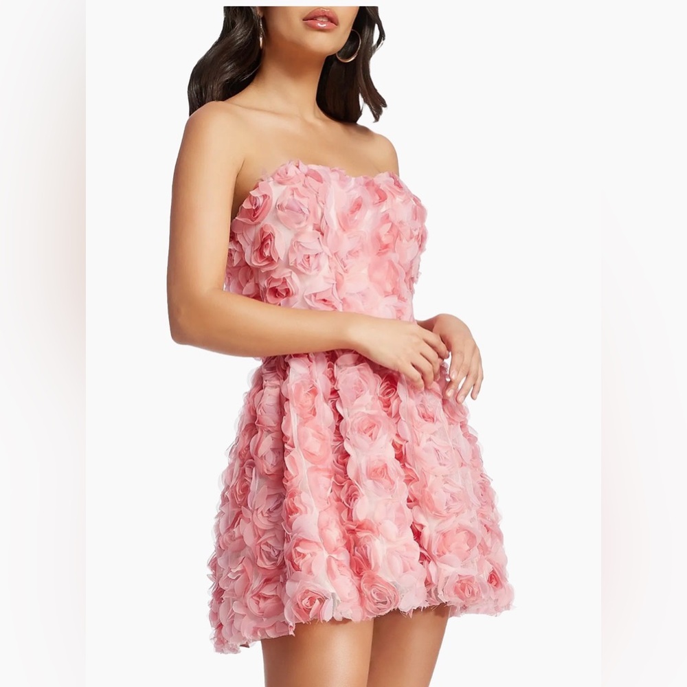 DRESS THE POPULATION‎ Sasha Floral Minidress NWOT